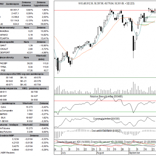 BPH: raport rynek akcji